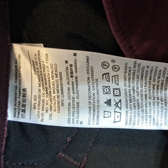 Levi Strauss GOLD Pull-On Skinny - Picture 5 of 8